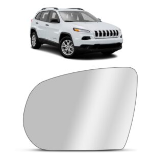 Lente Retrovisor Cherokee 2014 2015 2016 2017 C/ Aquecimento Lado Esquerdo