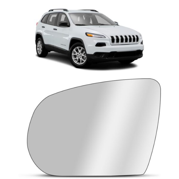 Lente Retrovisor Cherokee 2014 2015 2016 2017 C/ Aquecimento Lado Esquerdo