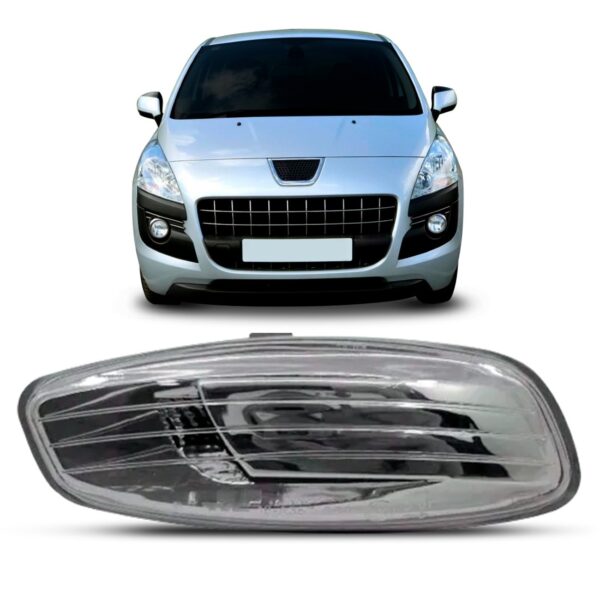 Sinaleira Retrovisor Peugeot 3008 09 10 11 12 13 14 15 16 17 Lado Esquerdo