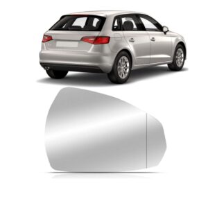 Lente Retrovisor Audi A3 2013 2014 2015 2016 Com Aquecedor Lado Direito