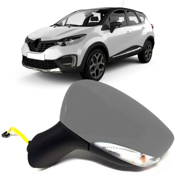 Retrovisor Captur 2017 2018 2019 Eletrico Aquecedor Pisca Ld Esquerdo Motorista