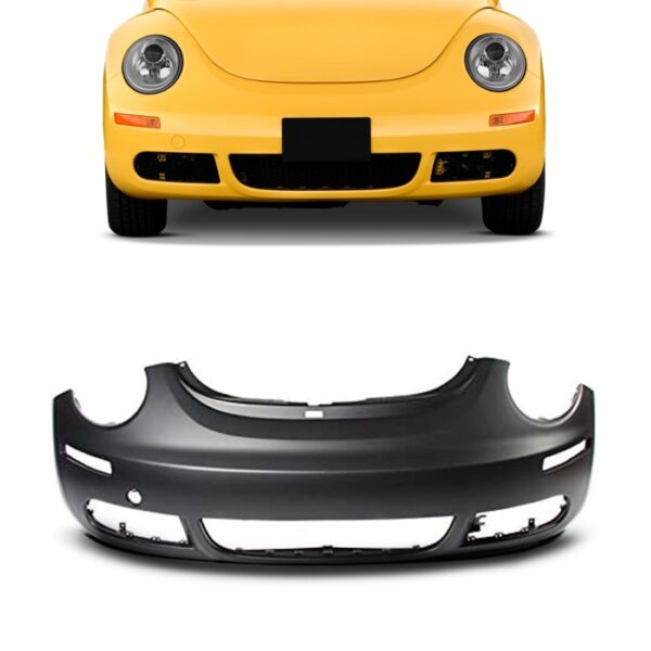 Parachoque Dianteiro New Beetle 2006 A 2010 1a Linha Preto