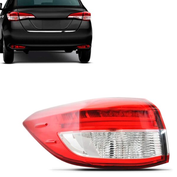 Lanterna Traseira Yaris 2018 2019 2020 Sedan Canto Sem Led Lado Esquerdo