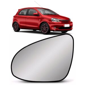 Lente Retrovisor Etios 2014 A 2019 Manual Lado Esquerdo