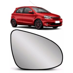 Lente Retrovisor Etios 2014 A 2019 Manual Lado Direito