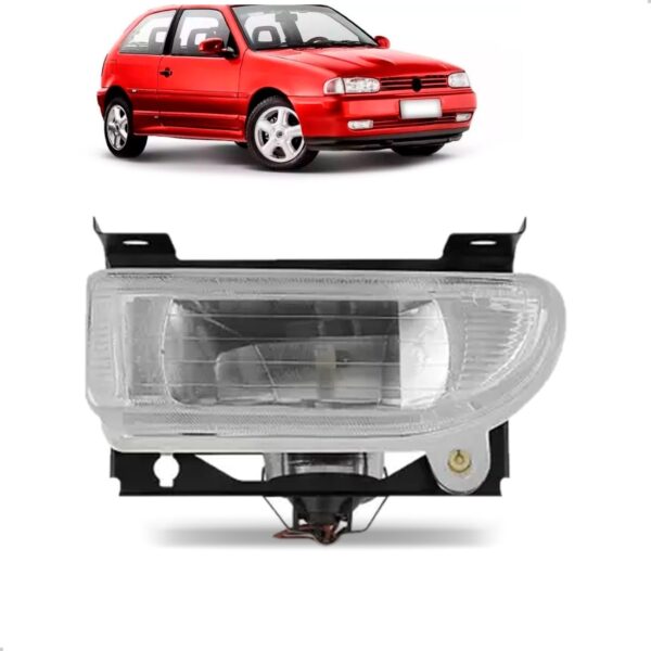 Farol Milha Auxiliar Gol 95 96 1997 1998 Lente Lisa 1ª Linha Esquerda Motorista