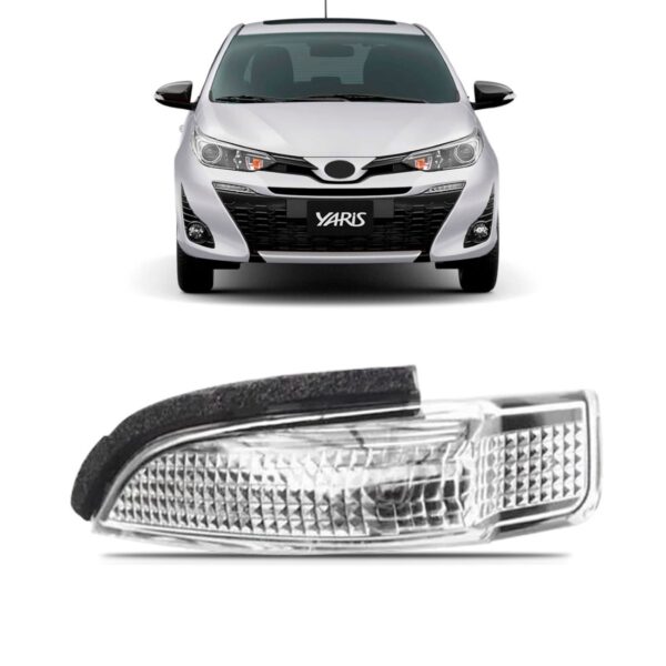 Pisca Retrovisor Yaris 2018 2019 2020 2021 2022 2023 2024 Lado Esquerdo
