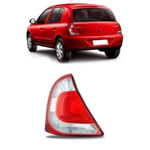Lanterna Traseira Clio Hatch 2013 2014 15 2016 Bicolor Lado Esquerdo