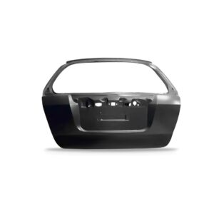 Tampa Porta Malas Fit 2003 A 2008 Sem Furo Fechadura Cinza-escuro