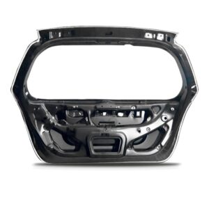 Tampa Porta Malas Fit 2003 A 2008 Sem Furo Fechadura Cinza-escuro