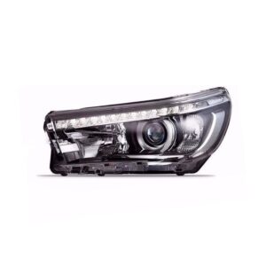 Farol Hilux Pick Up 16/20 Elétrico Com Led E Motor 1ª Linha Esquerdo/motorista