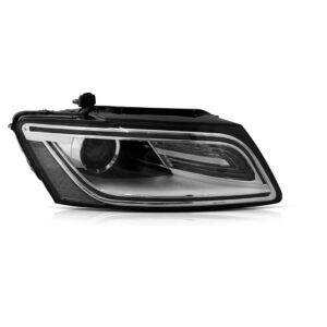 Farol Para Audi Q5 13/16 Eletrico Com Led Com Motor 1ª Linha - Direito/passageiro