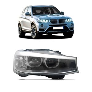 Farol Para Bmw X3 2013 A 2016 Eletrico C/ Led Drl 1ª Linha Direito/passageiro