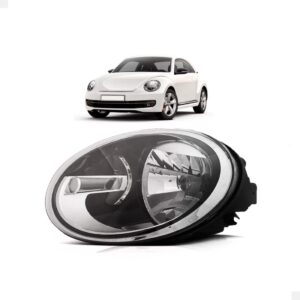 Farol Fusca New Beetle 13 14 15 16 Eletrico C/motor 1ª Linha - Esquerdo/motorista
