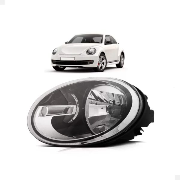 Farol Fusca New Beetle 13 14 15 16 Eletrico C/motor 1ª Linha - Esquerdo/motorista