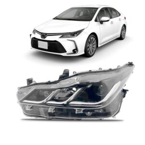 Farol Corolla 2020 A 2021 Xei C/led Lado Esquerdo
