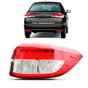 Lanterna Traseira Yaris 2018 2019 Sedan Canto Com Led Lado Direito