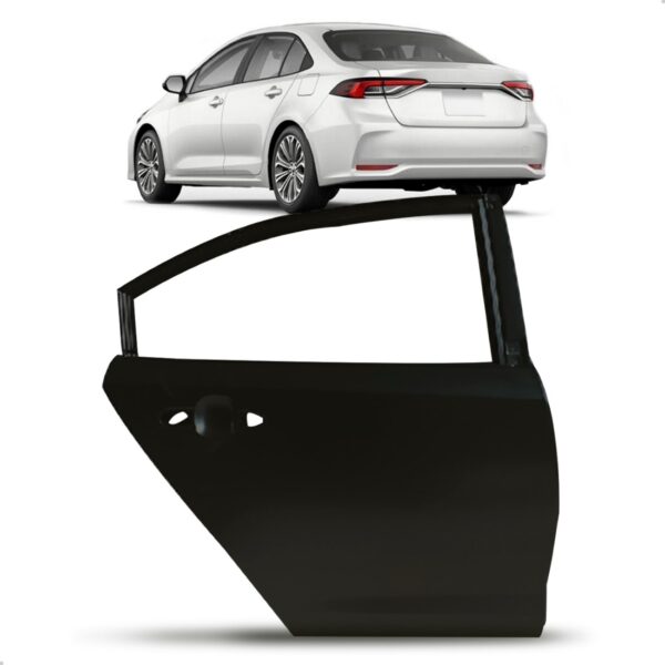 Porta Traseira Para Toyota Corolla 2020 2021 2022 2023 Lado Direito