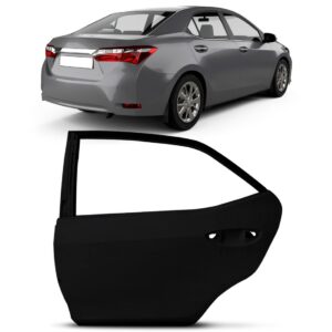 Porta Traseira Corolla 2014 2015 2016 2017 2018 2019 Lado Esquerdo