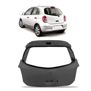 Tampa Traseira Para Nissan March 2011 2012 2013 2014 Preto