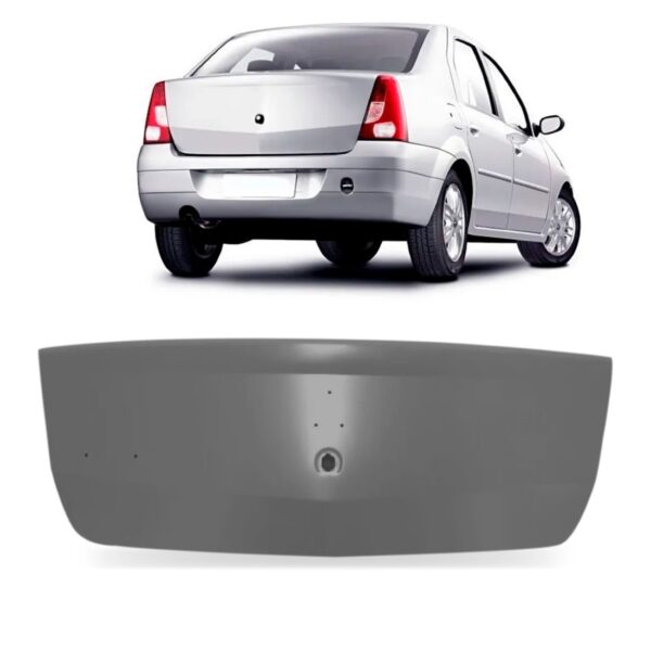 Tampa Porta Malas Logan 2008 2009 2010 2011 12 2013 Promoção Cinza-escuro