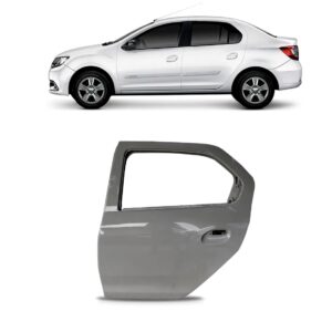 Porta Traseira Logan 2014 15 16 17 18 19 20 21 2022 Lado Esquerdo