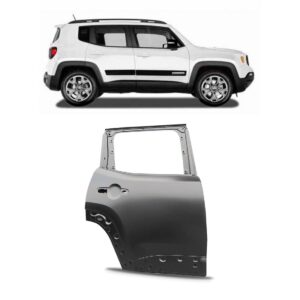 Porta Traseira Jeep Renegade 2015 2016 2017 Lado Direito