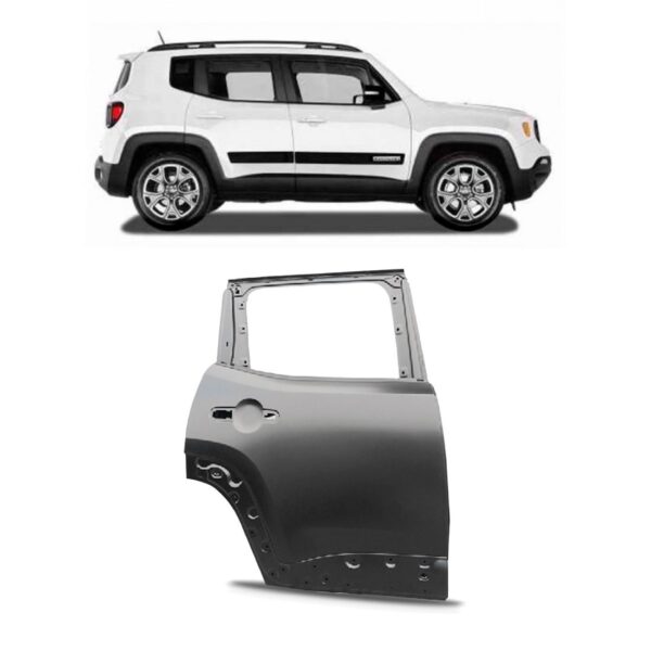 Porta Traseira Jeep Renegade 2015 2016 2017 Lado Direito