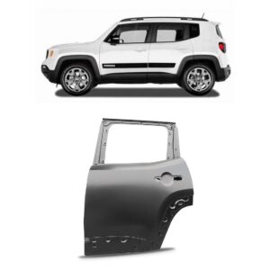 Porta Traseira Jeep Renegade 2015 2016 2017 Lado Esquerdo