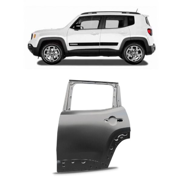 Porta Traseira Jeep Renegade 2015 2016 2017 Lado Esquerdo