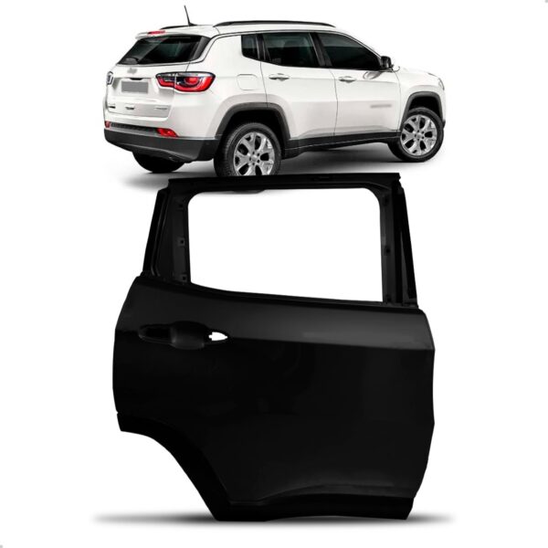 Porta Traseira Para Jeep Compass 2017 2018 2019 2020 2021 Lado Direito