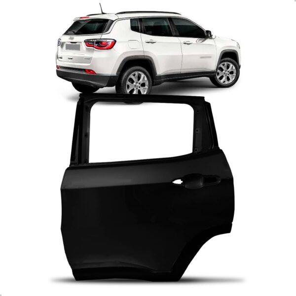 Porta Traseira Para Jeep Compass 2017 2018 2019 2020 2021 Lado Esquerdo