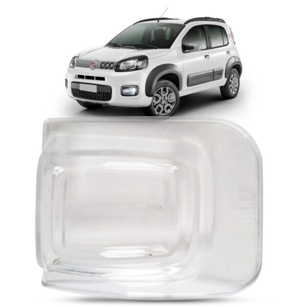 Lente Pisca Retrovisor Uno 2015 A 2020 Lado Esquerdo