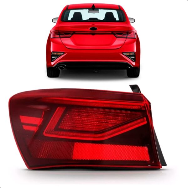 Lanterna Traseira Para Kia Cerato 2019 A 2022 Sedan Canto Lado Esquerdo
