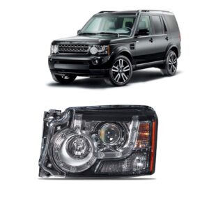 Farol Discovery 4 09 2010 A 2013 C/ Led Ds3 9 Pinos 1ª Linha - Esquerdo/motorista