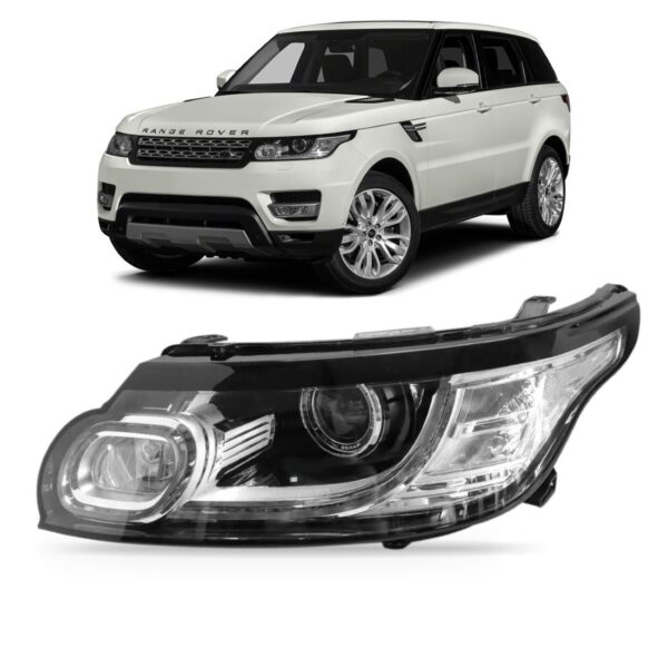 Farol Range Rover Sport 14/18 Com Led D3s 15 Pinos 1ª Linha Esquerdo/motorista