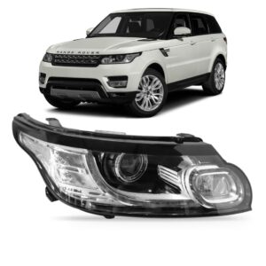 Farol Range Rover Sport 14/18 Com Led D3s 15 Pinos 1ª Linha Direito/passageiro
