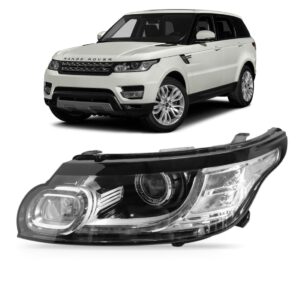 Farol Range Rover Sport 14 A 18 Com Led D3s 8 Pinos 1ª Linha Esquerdo/motorista