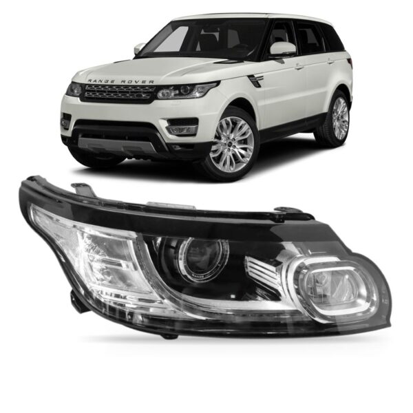 Farol Range Rover Sport 14 A 18 Com Led D3s 8 Pinos 1ª Linha Direito/passageiro