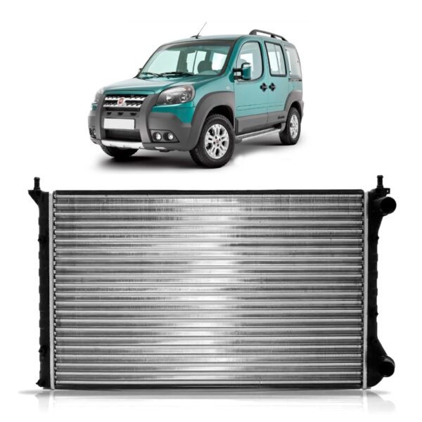 Radiador Doblo 2009 A 2021 8v 16v C/ Ar Manual / Automatico