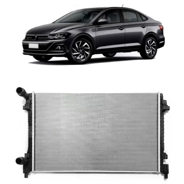 Radiador Polo 2018 A 2022 Com Ar Automático