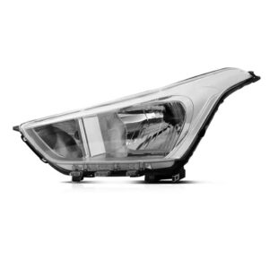 Farol Para Hyundai Creta 17 18 19 20 Manual Cromado 1ª Linha - Esquerdo/motorista