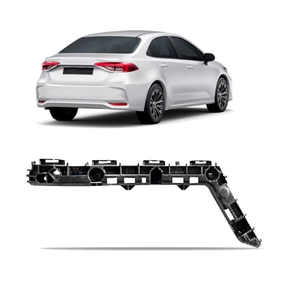 Guia Suporte Parachoque Traseiro Corolla 2020 A 2021 Lado Direito