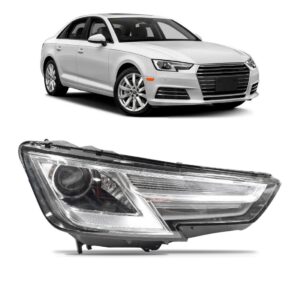 Farol Audi A4 2016 A 2019 Elétrico C/ Motor C/ Led 1ª Linha - Direito/passageiro