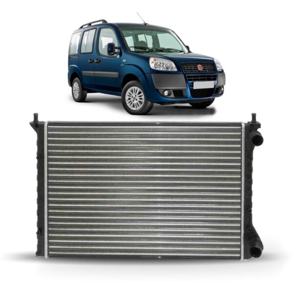 Radiador Doblo 2001 A 2011 1.3 S/ar Manual S/reservatorio