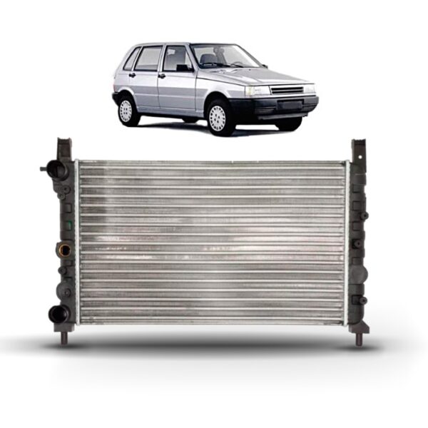 Radiador Uno 1990 A 2004 Sem Ar Sem Reservatório