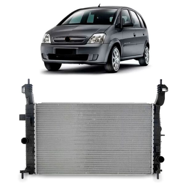 Radiador Meriva 2002 A 2012 1.8 Com Ou Sem Ar Manual