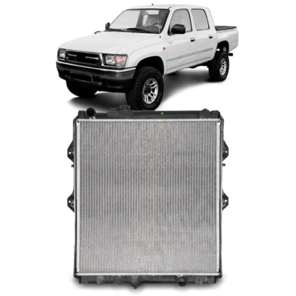 Radiador Hilux 98 A 2005 Pick Up 3.0 Diesel C/ Ar Automático