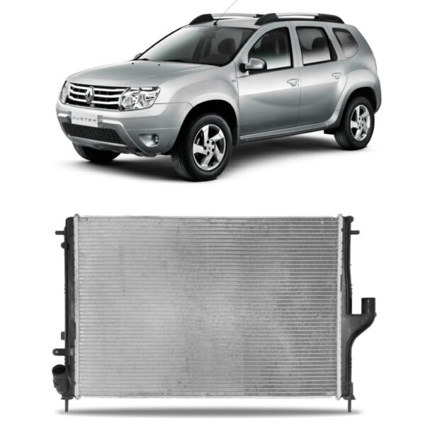 Radiador Duster 2010 A 2015 1.6/2.0 16v Com Ar Manual