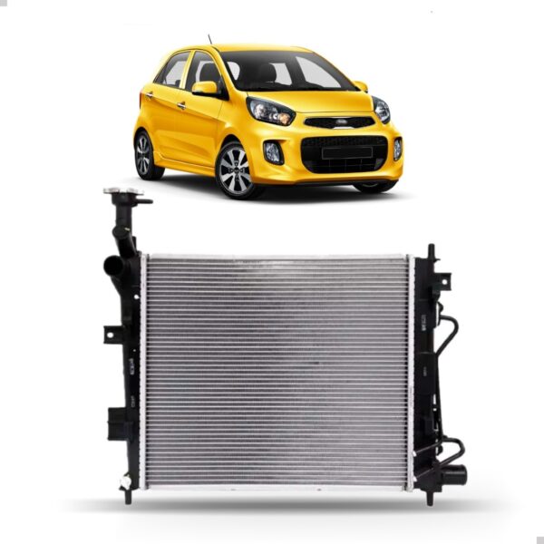 Radiador Picanto 2012 2013 2014 2015 2016 2017 C/ Ar Manual